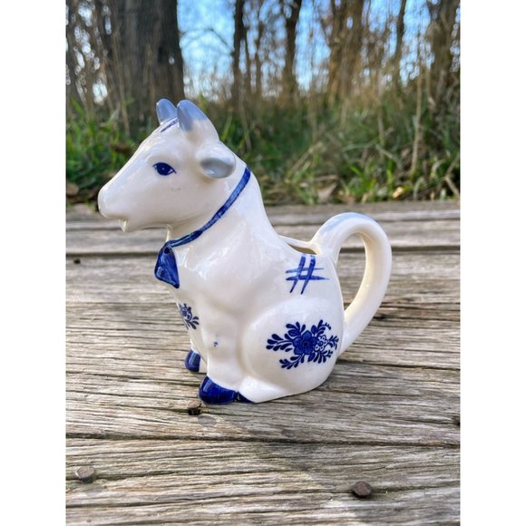Vintage Holland Style Cow Creamer Pitcher Farmhouse Decor - Picture 1 of 8